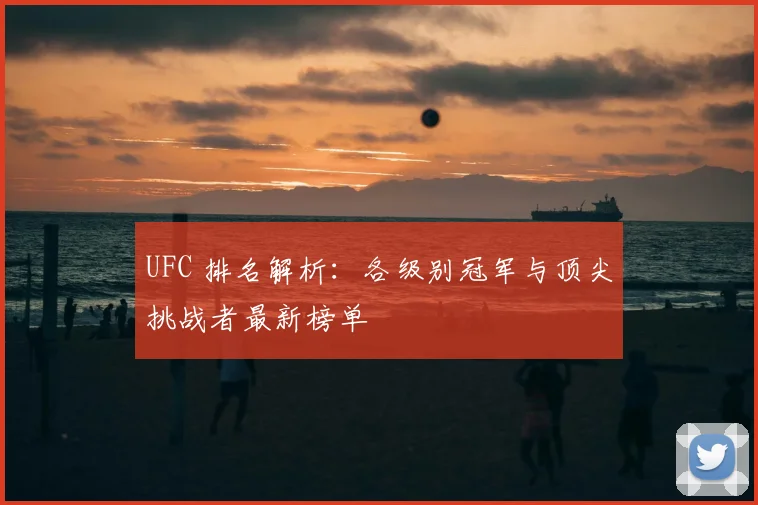 UFC 排名解析:各级别冠军与顶尖挑战者最新榜单